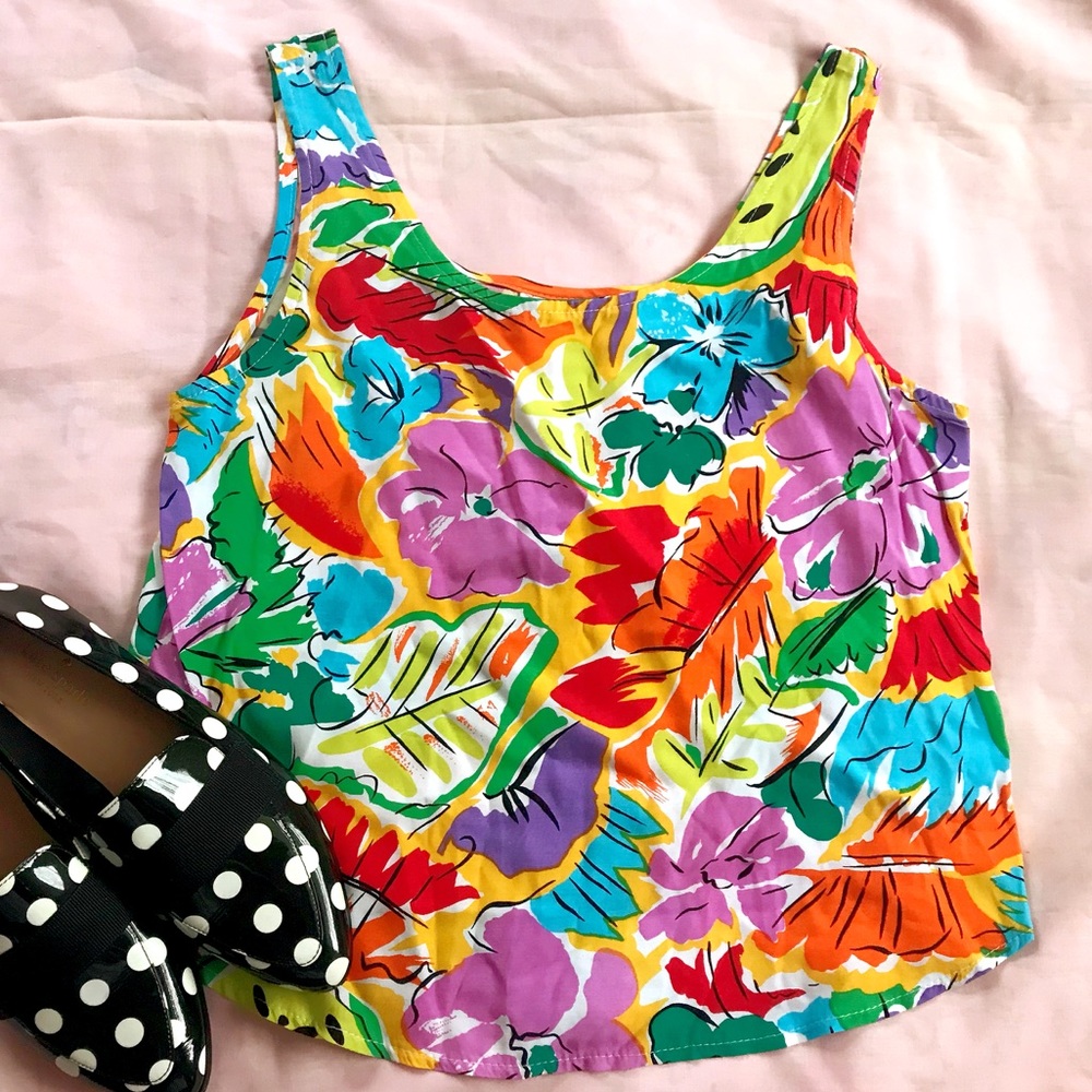Vintage 80s/90s crop top
